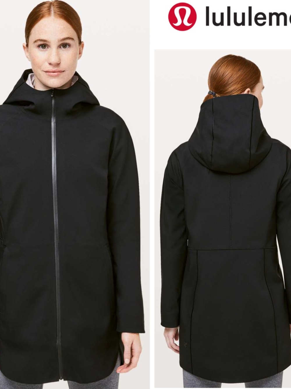 Lululemon Glyde Along Softshell Rain Jacket in Black